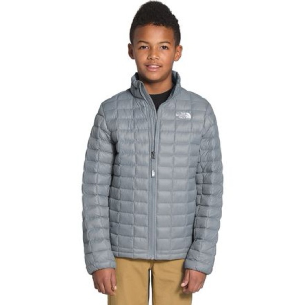 New The North Face Boys Thermoball Eco Gray Jacket Size XS 6